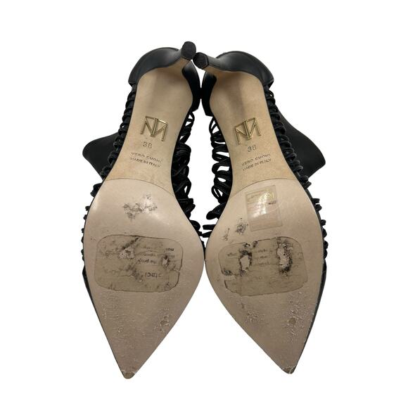 Tamara Mellon Womens Leather Braided Dom Pointed Toe Ankle Booties Size 38 - Picture 12 of 12